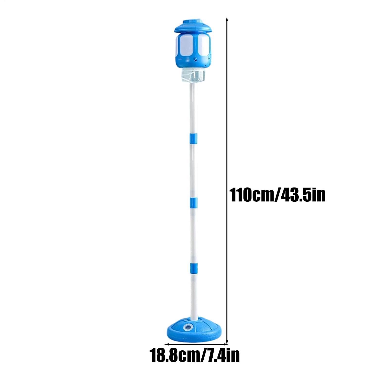 Bubble Tower Toy Regulowana Wysokość Dmuchawa Automatyczna Działanie Zewnętrzna Lampa Uliczna Muzyka Akcesoria Do Ogrodów Zabawna Dekoracja
