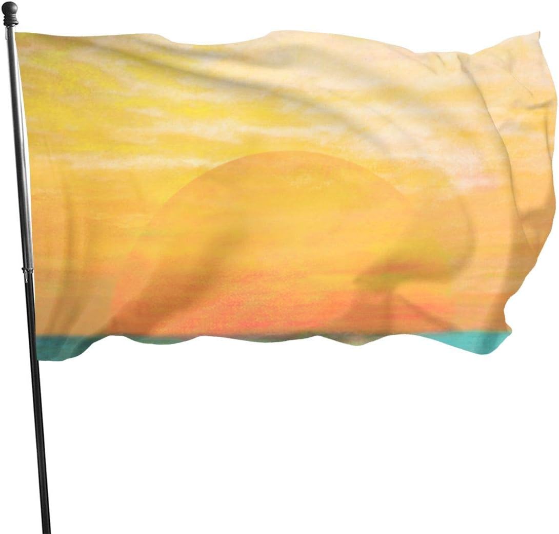 Drusen Flagge 90x150cm - Bunte Gartenfahne Für Balkon & Terrasse