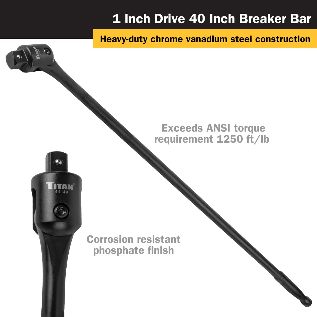 bariki Lee  Titan 40140 1-Inch Drive 40-Inch Breaker Bar - Amazon.com