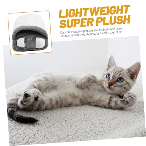 BESPORTBLE Saco De Dormir Para Animais De Estimação Cama De Ninho De Gato De Pelúcia Gatinho Dormind