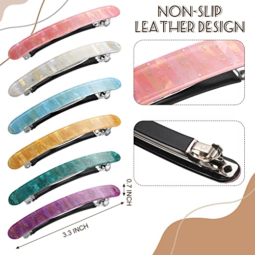 12 Pinzas para Cabello Retro Color miniatura 2