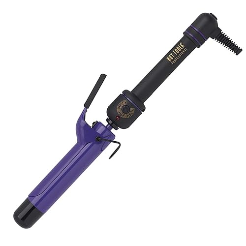 Hot herramientas profesional profesional de cerámica y titanio Curling Iron