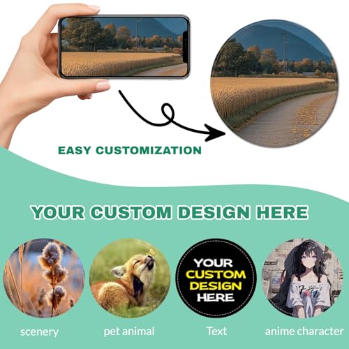 Tapete redondo personalizado lavable 200 cm diámetro miniatura 5