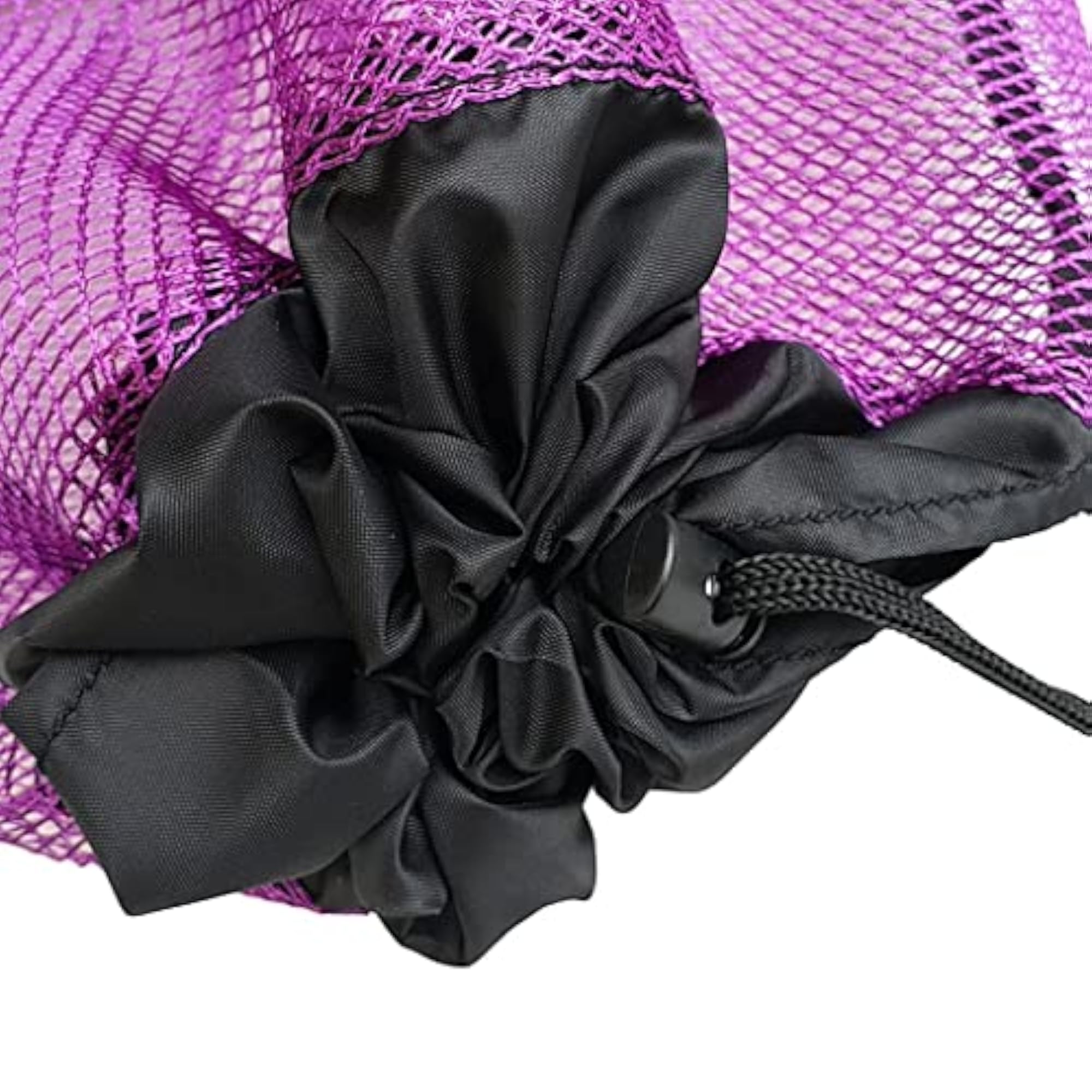 Mesh Drawstring Pouch for Water Sports, Purple