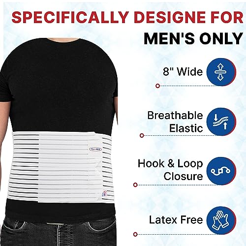 Faja Abdominal Transpirable ITA-MED 8" Ancha para Hombre Talla S miniatura 4