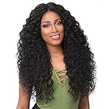 Sensationnel 100% Premium Fiber Boutique Bundle Synthetic Empress Lace Front Edge Wig - DEEP (1B)