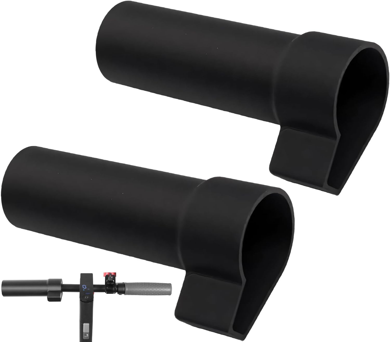 Mango del acelerador para funda de bicicleta eléctrica, 2 piezas de agarre ergonómico para acelerador de bicicleta, manillar de scooter, controlador de giro antideslizante para ciclismo urbano