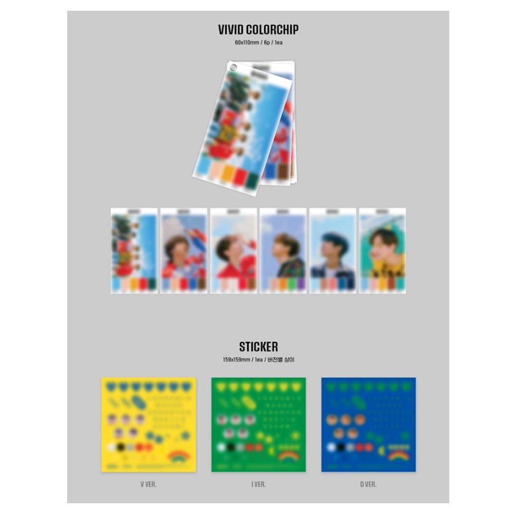 Amazon.com: AB6IX 2nd Mini Album - Vivid (Set Ver.) 3Album +