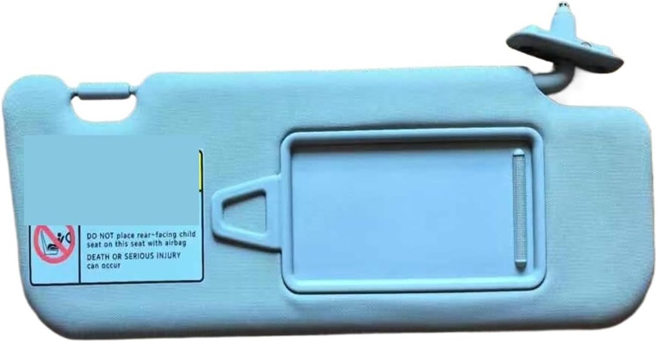 Car Front Sun Visor Panel with Makeup Mirror Fit For Kia Fit For Sportage R 2011 2012 2013 2014 2015 2016 Interior Sunvisor With Mirror Front visor assembly Car accessory Visor assembly(Gray right sid