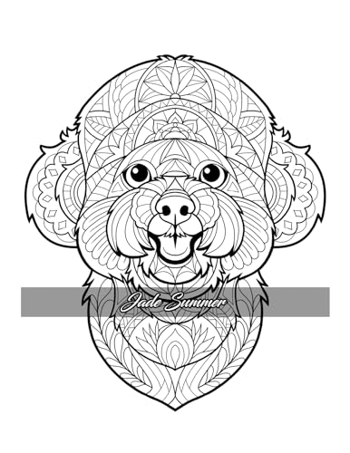 Amazing Dogs Coloring Book: Beautiful Dogs, Adorable Puppies, and Relaxing Designs for Adults and Teens - Image 36