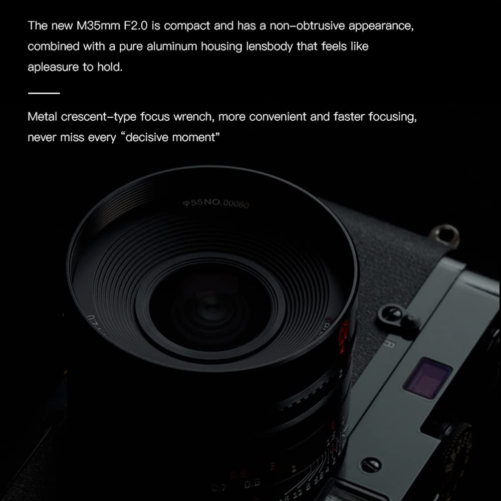 Amazon.co.jp: 7artisans 35mm F2.0 II マニュアルレンズ ライカ