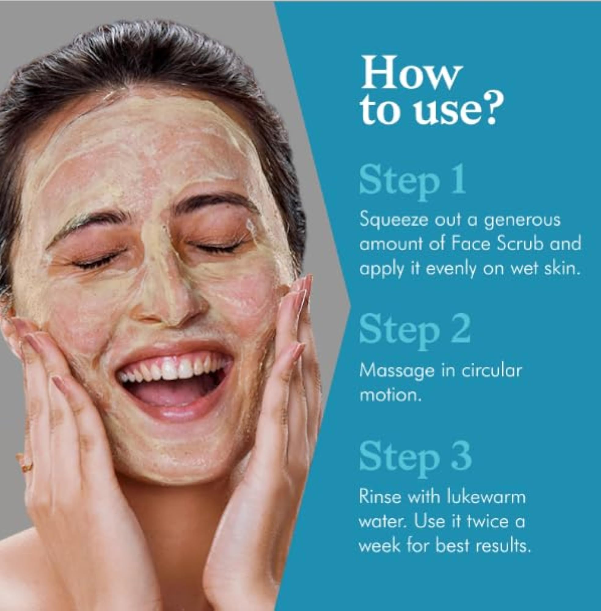 Coffee Gel Scrub Enriched with Coffee Extract, Smoother Skin