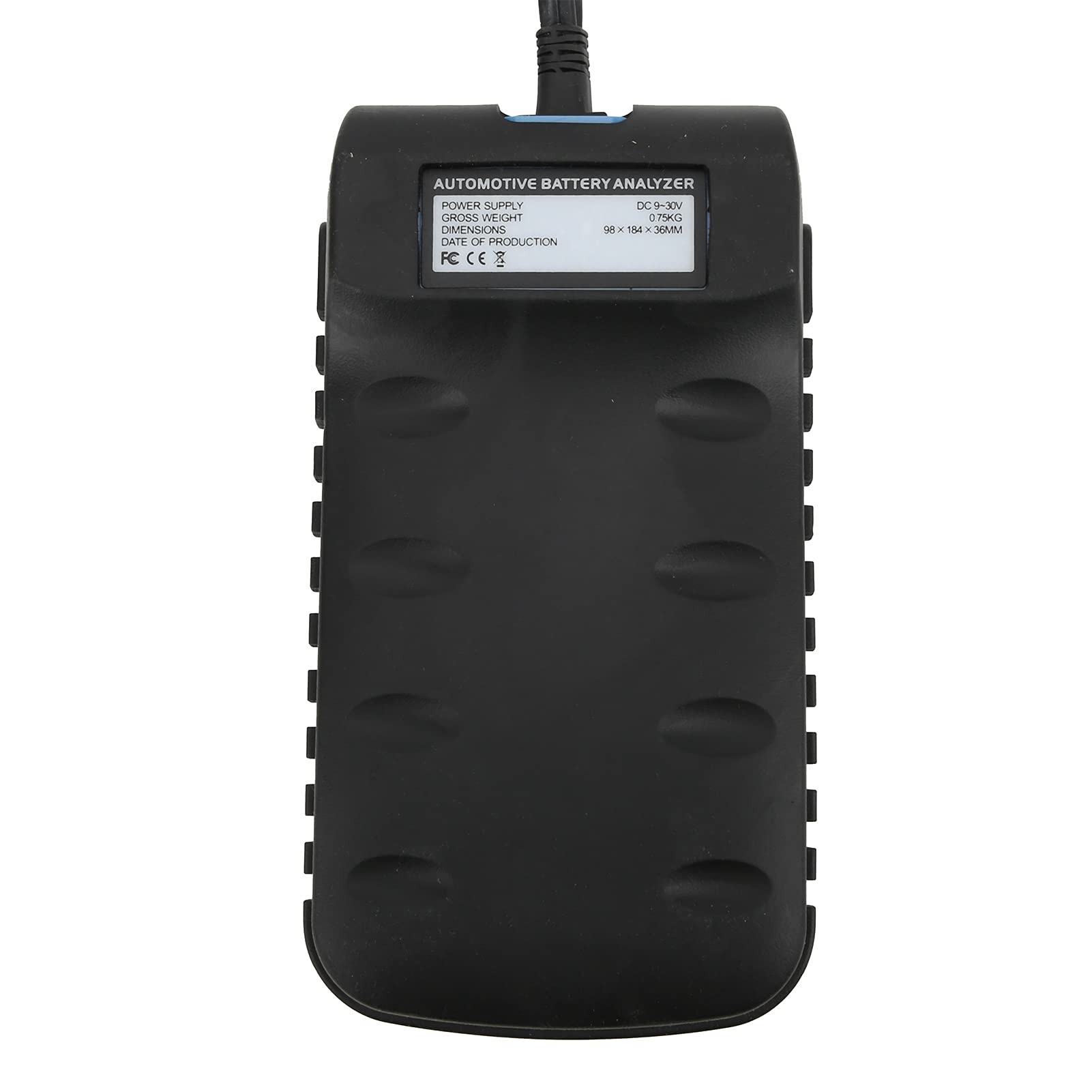 Comprobador de batería BT500 de 12 V/24 V, comprobador de batería de Coche con Pantalla LCD LED retroiluminada, analizador de de Arranque y Carga para baterías estándar CCA DIN