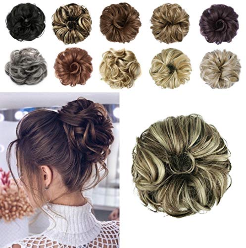 Messy Bun Hair Piece Hair Extension Ponytail With Elastic Rubber Band Updo Extensions Hairpiece Synthetic Hair Extensions Scrunchies Ponytail Hairpiece for Women