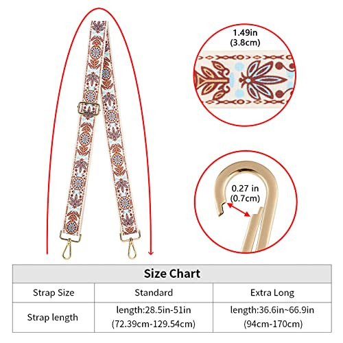Image of ZOOEASS Wide Shoulder Strap Adjustable Replacement Belt Crossbody Canvas Bag Handbag