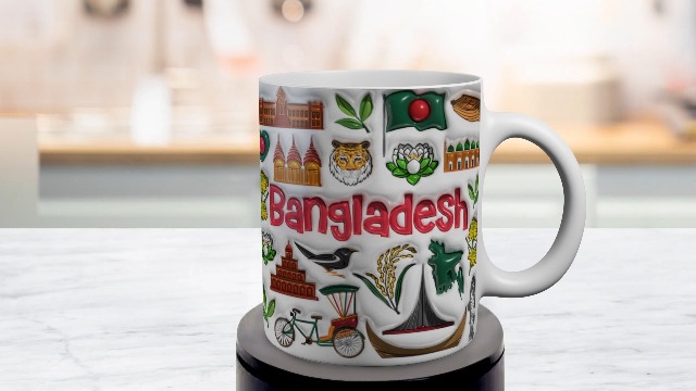 Amazon.com: Lotacy Bangladesh Symbols Colorful 2D Printed Coffee Mug With  Flag, Bangladeshi Ceramic Mug 11oz Coffee Mug, Bangladeshi Souvenirs and  Gifts : Home & Kitchen