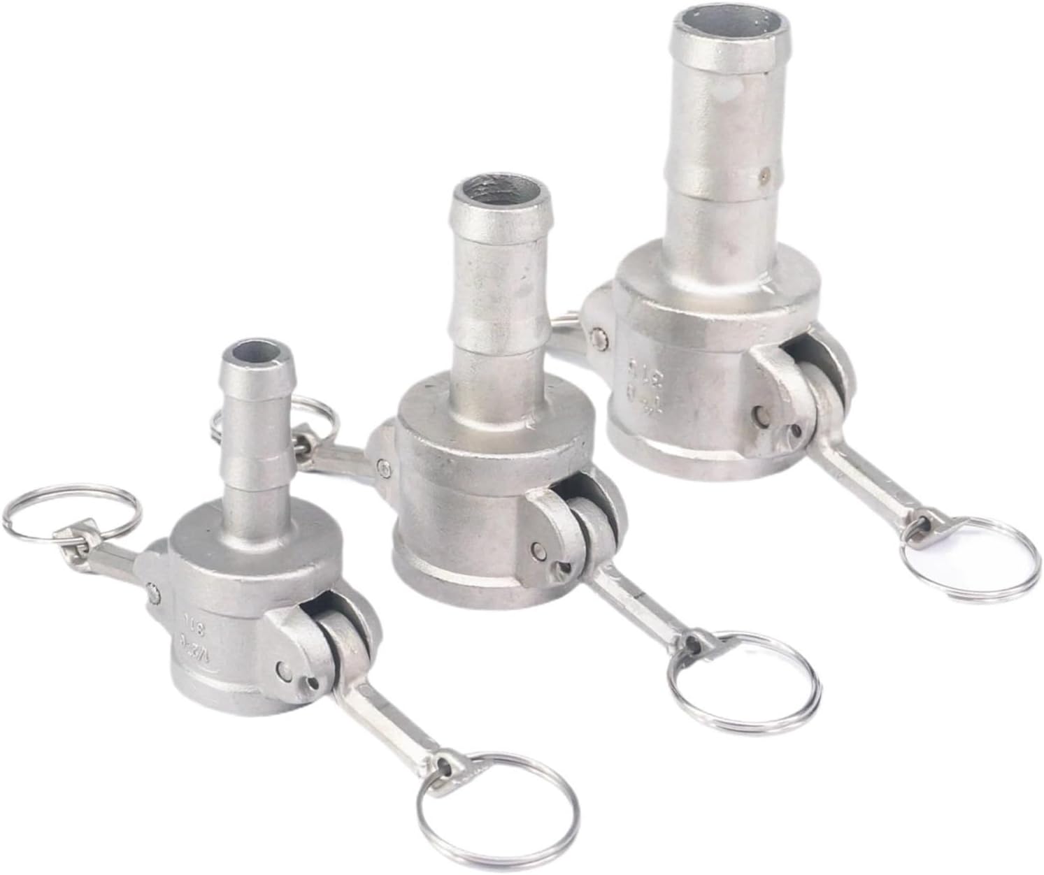 1/2"- 3" Hose Barbed 304 Stainless Steel Type C Socket Camlock Connector Groove Union Quick Fitting Wrench(3/4") Plumbing Fittings
