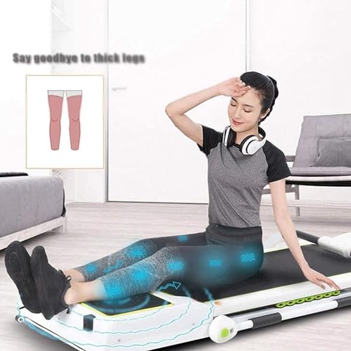 Image of Folding Treadmills Treadmill, Folding Running Tablet Holder, Speakers, 130 Lb Max Weight Colour- Green