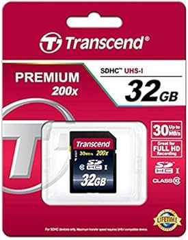 Amazon.com: Transcend 32GB SDHC Class 10 Flash Memory Card Up to