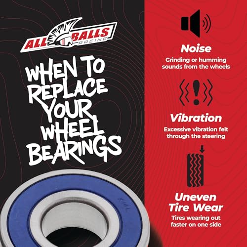 All Balls Racing 25-1380 Wheel Bearing Kit Compatible with/Replacement for Honda Suzuki by All Balls - Used condition - Image 3