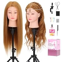 Amazon.co.jp: 美容マネキンヘッド 80%本物の人毛 26-28インチ、ヘア