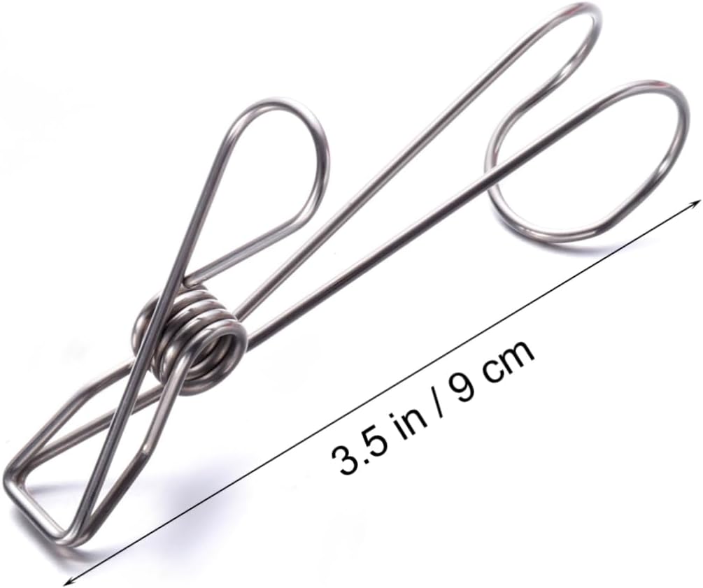 Clothes Pegs for Washing Line Stainless Steel Pegs 5pcs Stainless Steel Clothes Hook up Clothes Pegs