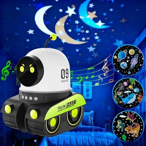 Lámpara Proyector Infantil de Mesa con 21 Patrones y Rotación 360° miniatura 2