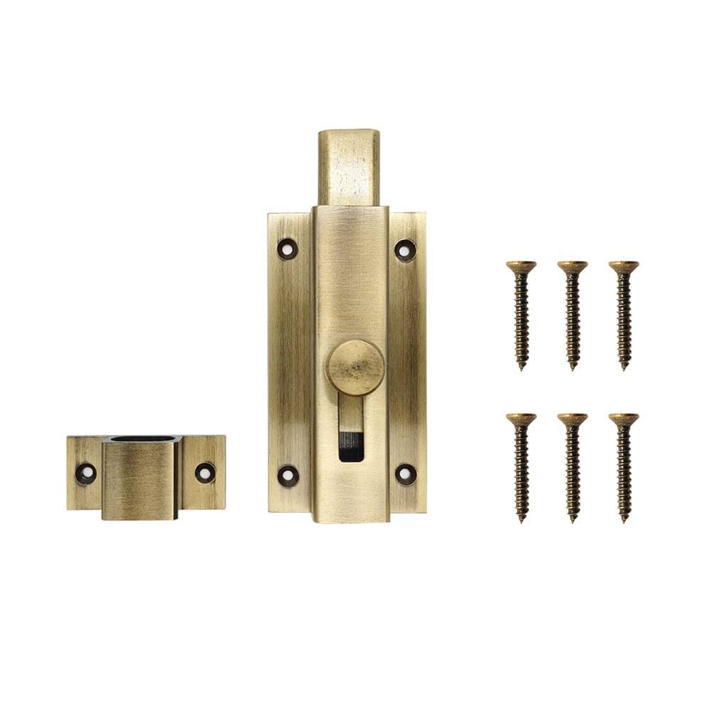Volo 4 inch Antique Finish Heavy Duty Door Security Latch Lock Tower Bolt/Baby Latch for Home/Bathroom/Kitchen/Office (1 Pcs) (B0C6PVHPSH) Amazon Price History, Amazon Price Tracker