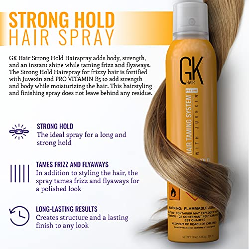 Spray Fijador Fuerte GKhair 10.1 Oz miniatura 3