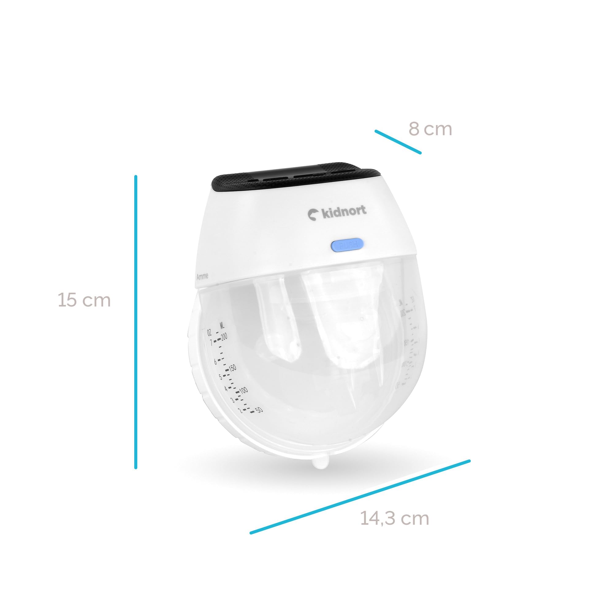 Amme Elektrische Milchpumpe Doppelmilchpumpe Leise Tragbar Wiederaufladbar 3 Modi 9 Stufen LCD Display Komfort Stillen Unterwegs Einfach zu Reinigen Kompakt Ergonomisch