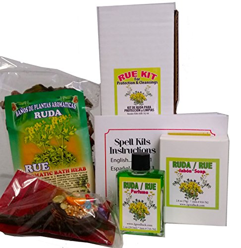 Rue Kit for Protection & Cleansing Rituals and Spells. Kit De Ruda Limpias y Protección  Para Rituales Y Magia