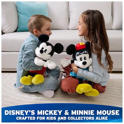 gund disney official minnie mouse classic plush mickey and friends deluxe collector stuffed animal for ages 1 and up blackwhite 14