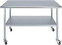 Vista 441 de Mesa de trabajo de acero inoxidable, mesa de metal