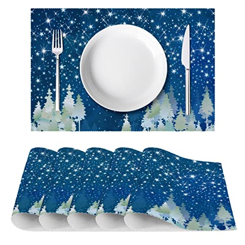 Set de table antidérapant et résistant à la chaleur pour table à manger - 3