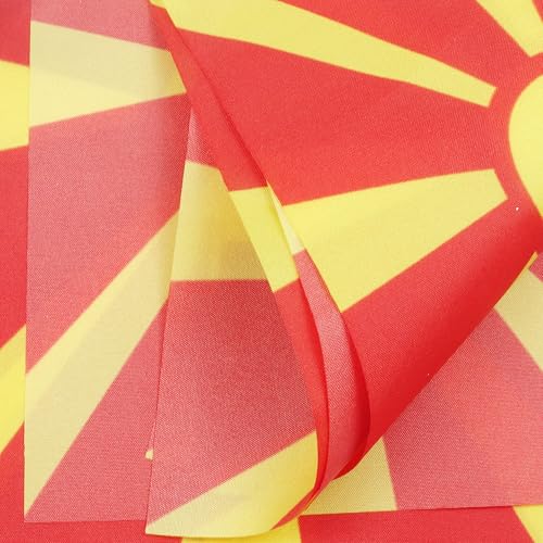 Image of AZ FLAG Macedonia 6 meters BUNTING Flag 20 flags 9'' x 6'' - Macedonian STRING flags 15 x 21 cm