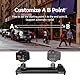 Toprig Slider S60 Adjustable 24’’/60cm Motorized with Full Button Control 120° Panoramic Shooting Support APP Camera Slider Support IME Lapse Photography Horizontally Bluetooth Connect (S60)