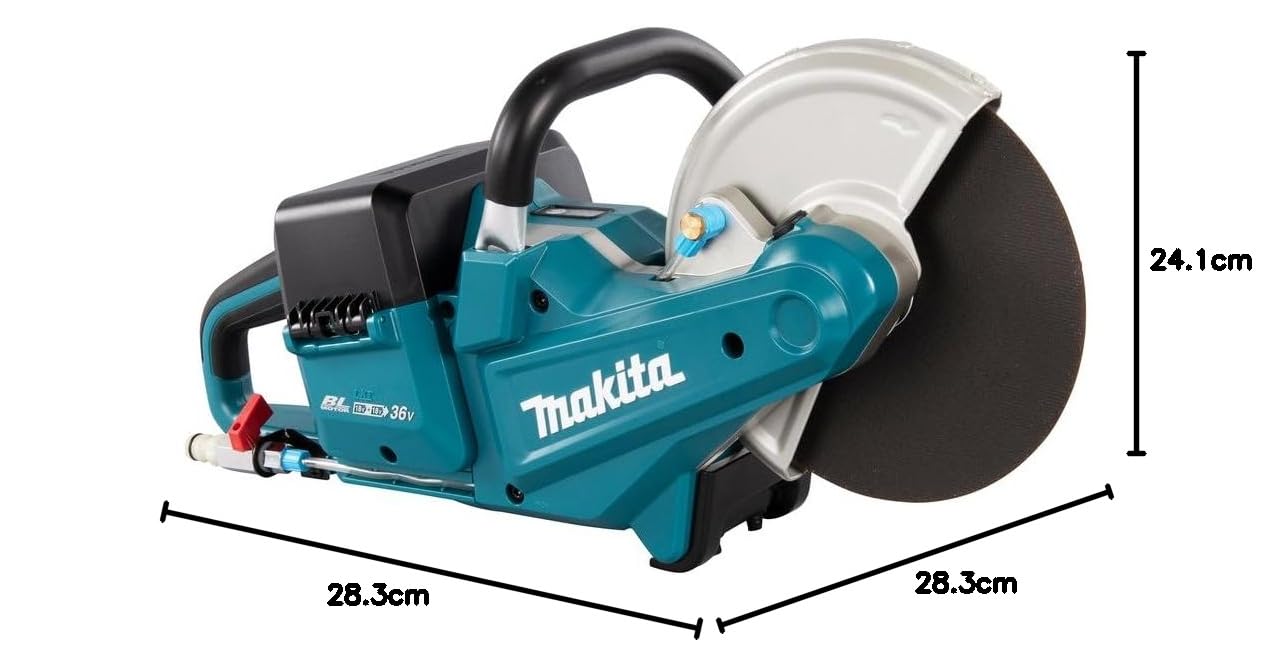Makita DCE090ZX1 -Cortador BL 18Vx2 LXT 230mm, 36 V, Negro/sin batería y cargador