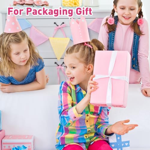 Image of TUXIYA 200 Pcs Pink Tissue Paper for Gift Bags,14 inchX20 inch Tissue Paper Bulk
