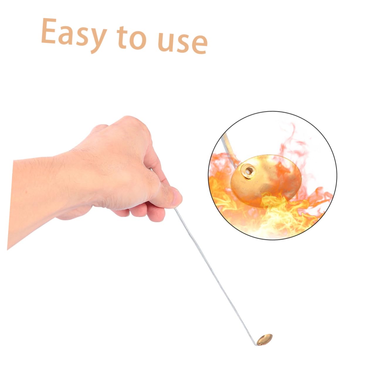 15pcs Copper Burning Spoon High Temperature Resistant Laboratory Spoons for Chemical Reactions Easy to Use with Long Handle Design Teaching Instrument for Scientific Research