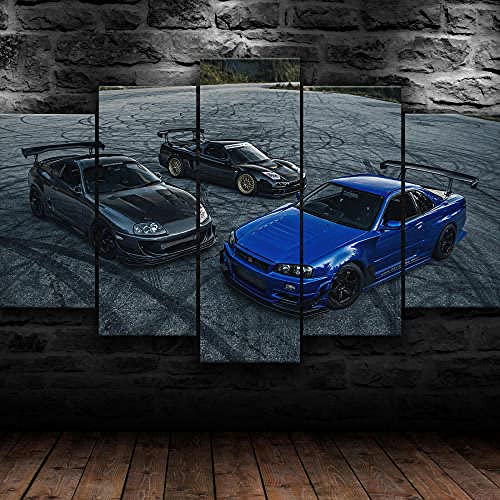 Peinture art impression voiture de sport pour salon moderne et bureau
