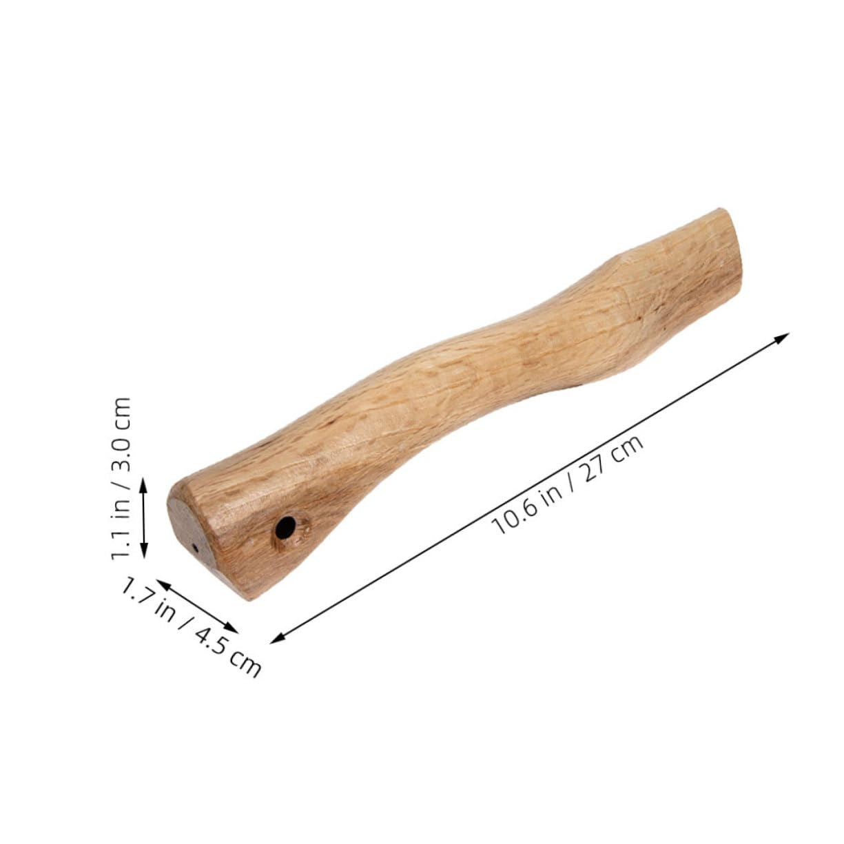 YARNOW 2-Piece Axe Handle Set Wooden Handles for Axe Easy Install for Replacement Repair