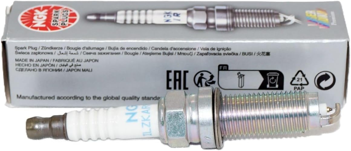 NGK ILZKAR8J8SY Laser Iridium Spark Plug (95660 Laser Iridium), 4 Pack