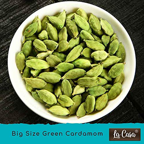 Image of La Casa Premium Green Cardamom /Elaichi | Combo Pack of 3 | Natural | Vegan | 300g |