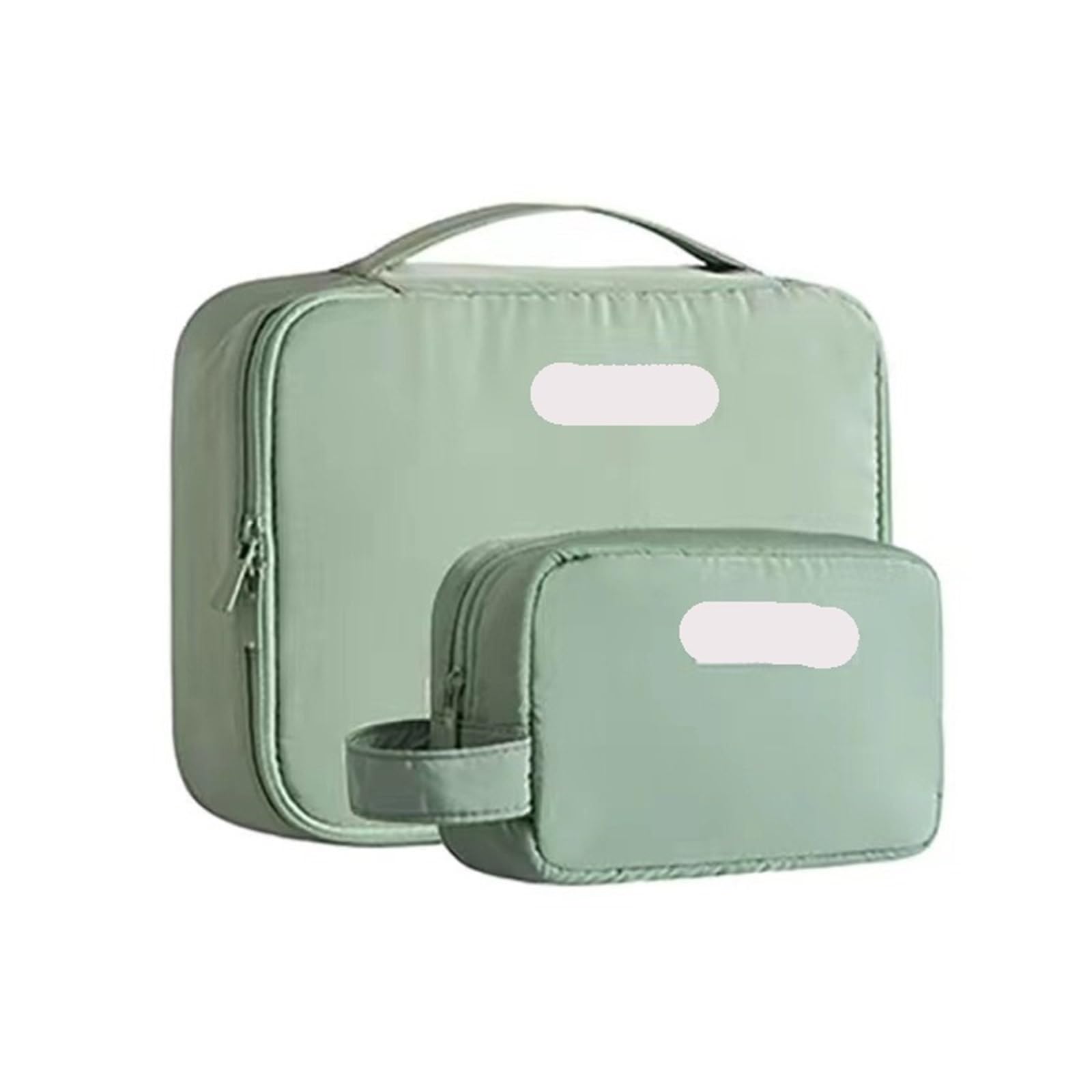 Pochette Per Cosmetici Borsa da viaggio portatile for cosmetici da donna, borsa for il trucco da ragazza, borsa for il lavaggio da donna(Blue two-piece set)