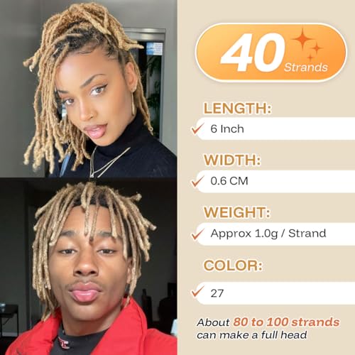 Human Hair Loc Extensions - Handmade Dreadlocks for Men & Women