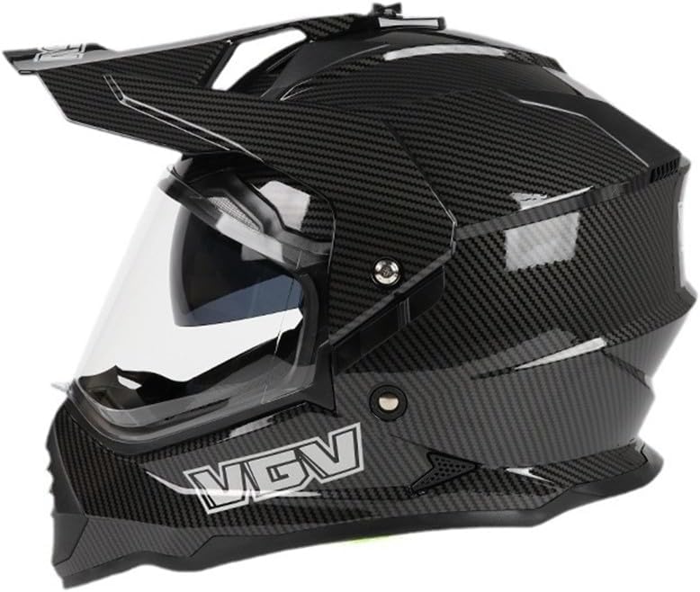 VGV バイク オフロードヘルメットフルフェイス オートバ イ bike helmet シールド付き 超軽量 耐衝撃 オールシーズン