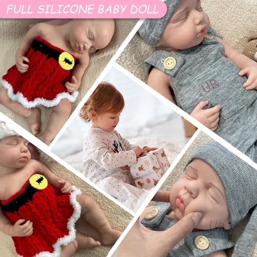 Muñeca Realista Reborn de Silicona 20 Pulgadas miniatura 4