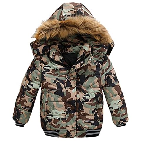 Manteau d'hiver LOIJMK Camouflage 4 ans Cover