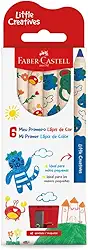 EcoLápis de Cor Faber-Castell Little Creatives Meu Primeiro Lápis de Cor, 6 Cores - 127033