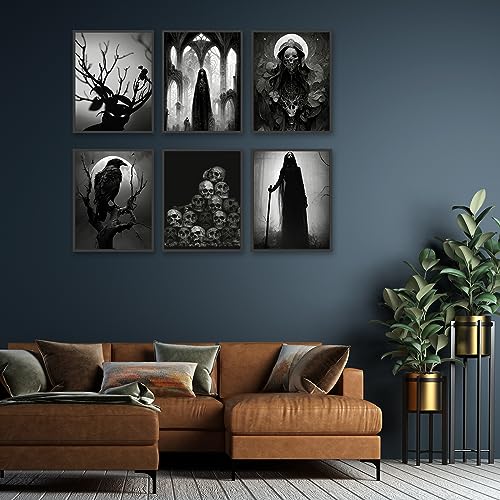 HOGEBIG Decorazione gotica da parete con strega